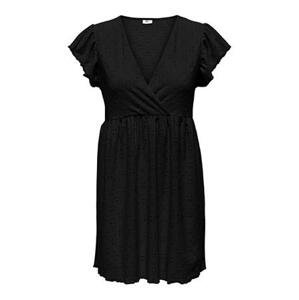 Jacqueline de Yong Dámské šaty JDYCATHINKA Loose Fit 15288288 Black M