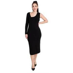 ONLY Dámské šaty ONLINA Standard Fit 15302675 Black/One Sleeve L