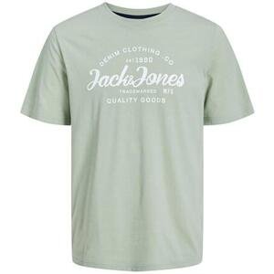 Jack&Jones Pánské triko JJFOREST Standard Fit 12247972 Desert Sage M