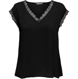 ONLY Dámské triko ONLJASMINA Regular Fit 15252241 Black L