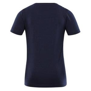 ALPINE PRO Dětské bavlněné triko SUNNO mood indigo varianta pb 92-98