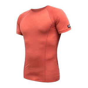 SENSOR MERINO ACTIVE pánské triko kr.rukáv terracotta Velikost: XL