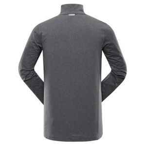 ALPINE PRO Pánská rychleschnoucí mikina NOLL dk.true gray XL