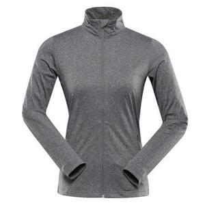 ALPINE PRO Dámská rychleschnoucí mikina GOLLA dk.true gray M, neutrální / zemitá