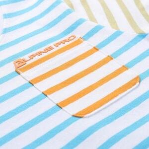 ALPINE PRO Dětské bavlněné triko BOATERO swim cap 116-122