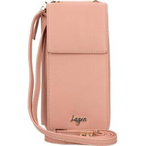 Lagen Dámská kožená crossbody kabelka BLC/5699 PEACH