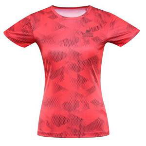 ALPINE PRO Dámské rychleschnoucí triko QUATRA diva pink varianta pb S-L, Růžová