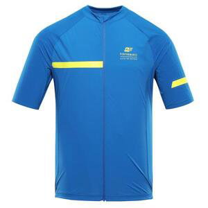 ALPINE PRO Pánský cyklistický dres SAGEN imperial XS, Modrá