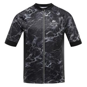 ALPINE PRO Pánský cyklistický dres SAGEN frost gray varianta pb M, Šedá