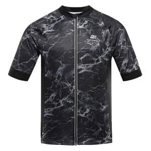 ALPINE PRO Pánský cyklistický dres SAGEN frost gray varianta pb XXL, Šedá