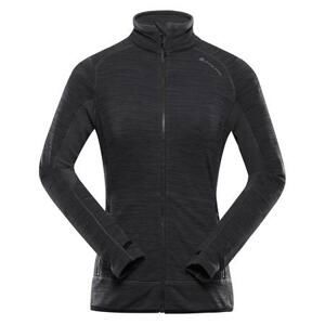 ALPINE PRO Dámská rychleschnoucí mikina s cool-dry ONNECA black XS, Černá