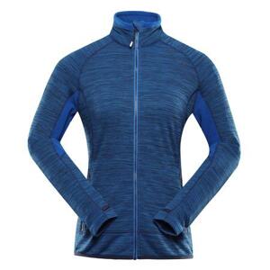 ALPINE PRO Dámská rychleschnoucí mikina s cool-dry ONNECA mood indigo XL, Modrá