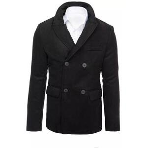 Dstreet Černý pánský kabát CX0433 L, Černá