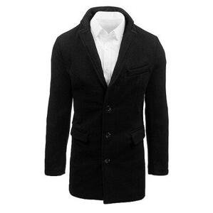 Dstreet Pánský černý kabát CX0380 Velikost: XXL, Černá