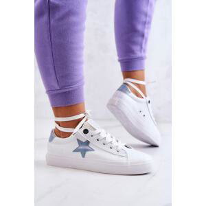 Big Star Shoes Dámské kožené tenisky Big Star - bílé Velikost: 37, Bílá