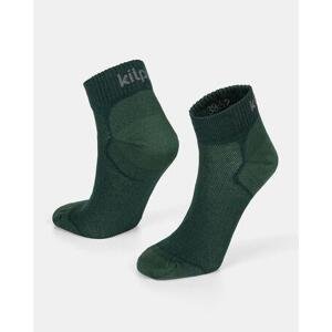 Kilpi Unisex běžecké ponožky MINIMIS-U Tmavě zelená Velikost: 39, DGN