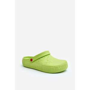 Big Star Shoes Pánské lehké žabky Crocs Big Star Green Velikost: 43, Odstíny, zelené