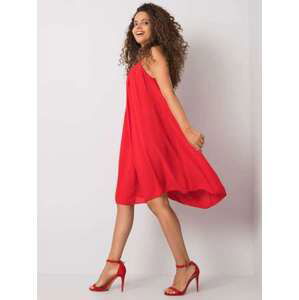 Fashionhunters Vzdušné červené šaty OCH BELLA L.