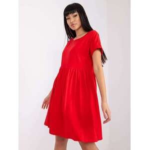Fashionhunters Červené šaty Dita RUE PARIS Velikost: L.