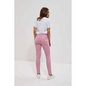 MOODO Hladké kalhoty - růžové - xs, Růžová,