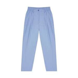 MOODO Viskózové kalhoty s vysokým pasem - xl, Modrá