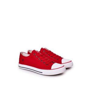 Big Star Shoes Men's Sneakers Big Star Red Velikost: 42, Červená