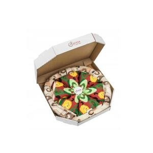 Kesi Rainbow Socks Pizza 4 páry Vegetariánská 41-46, Vícebarevná