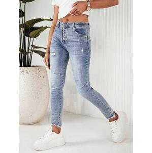 Dstreet GINA dámské džínové kalhoty modré UY1860 Velikost: XL, Modrá