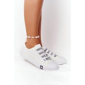 Big Star Shoes Women's Sneakers With Drawstring BIG STAR White Velikost: 39, Bílá