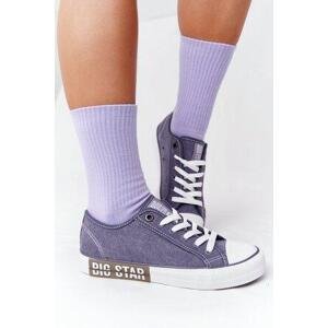 Big Star Shoes Women's Sneakers BIG STAR Navy Blue Velikost: 38, Odstíny, tmavě, modré