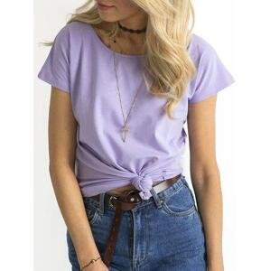 Fashionhunters Velikost trička Purple Circle: XS