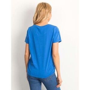 Fashionhunters Tmavě modré tričko Transformative Velikost: S