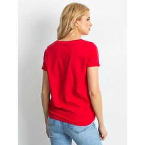 Fashionhunters Červené tričko Transformative Velikost: XS