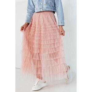 Dstreet HILTAS růžová tylová sukně CY0427 Universal, , Univerzální