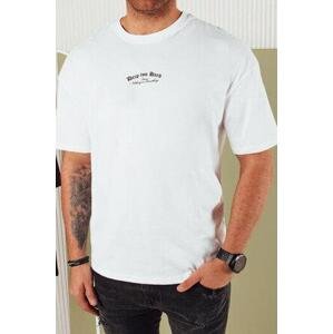 Dstreet Pánské tričko s potiskem bílé RX5434 XXL, Bílá,