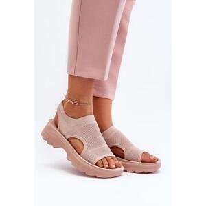 Kesi Dámské sportovní sandály se silnou podrážkou, růžové Deinaleia 40, Růžová