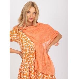 Fashionhunters Oranžový viskózový dámský šátek Velikost: ONE SIZE, JEDNA, VELIKOST