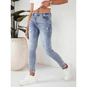 Dstreet GINA dámské džínové kalhoty modré UY1860 Velikost: L, Modrá