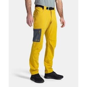Kilpi Pánské outdoorové kalhoty LIGNE-M Zlatá Velikost: XL Short