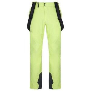 Kilpi Pánské softshellové lyžařské kalhoty RHEA-M světle zelená Velikost: L