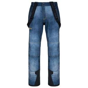 Kilpi Pánské softshellové lyžařské kalhoty JEANSO-M tmavě modré Velikost: S
