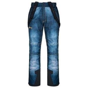 Kilpi Pánské lyžařské kalhoty DENIMO-M tmavě modré Velikost: XL Short