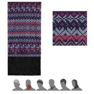 SENSOR TUBE FLEECE PATTERN FLAKES šátek multifunkční fialová, Multicolor