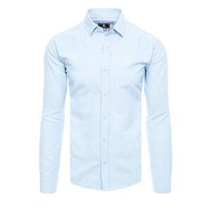 Dstreet DX2479 elegantní modrá pánská košile Velikost: M
