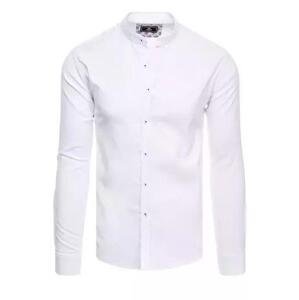 Dstreet DX2324 XL pánská elegantní bílá košile