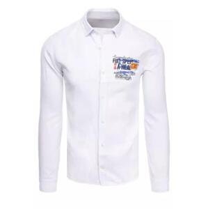 Dstreet Pánská bílá košile DX2283 L