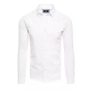 Dstreet Pánská elegantní bílá košile DX2480 M