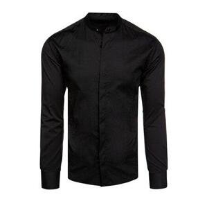 Dstreet Pánská černá košile DX2522 XL