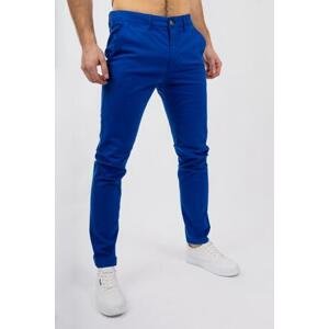 Glano Pánské kalhoty - modré Velikost: 34