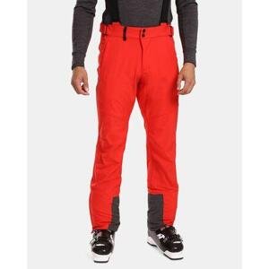 Kilpi Pánské softshellové lyžařské kalhoty RHEA-M Červená Velikost: S Short